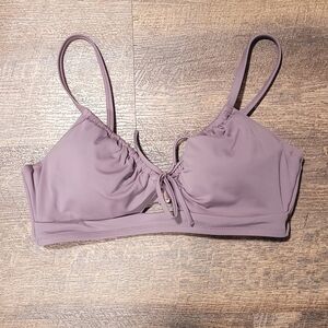 Shade & Shore Mauve Lavender Bikini Top